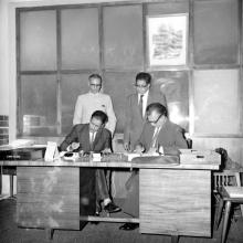 Transfer of charge for the post of Director, 1967