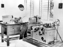 At the Applied Mechanics laboratory