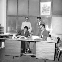 Transfer of charge for the post of Director, 1967