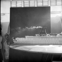 Smoke nuisance test on model of  ‘SS State of Bombay’