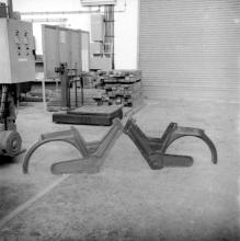 Parts of a bicycle that were made at the FRP Centre