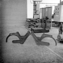 Parts of a bicycle that were made at the FRP Centre