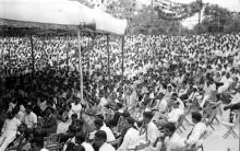 A section of the audience at the first convocation ceremony