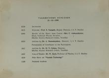 Invitation to the valedictory function of the Short Term Course in High Vacuum Technology 