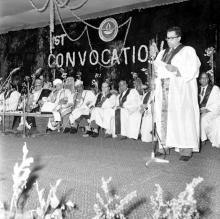 Prof. P.C. Varghese supplicating for the passing of Grace 