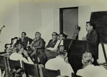  A speaker addresses the audience at the valedictory function of  the Short Term Course in High Vacuum Technology 