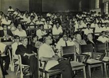 A section of the audience at the valedictory function of  the Short Term Course in High Vacuum Technology 