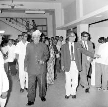 Inside the Central Library during its inauguration