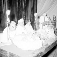 Dr. Werner Koch addresses the audience at the Third Institute Day