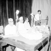 Mr. Surjit S. Randhava (Student Representative) addresses the audience at the Third Institute Day