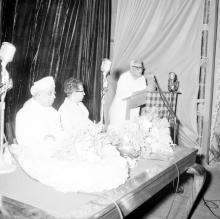 Dr. P. Subbarayan (Union Minister of Transport and Communications) addresses the audience at the Third Institute Day