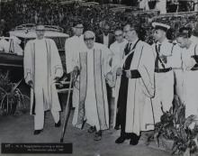 C. Rajagopalachari arrives for the fourth convocation of IIT Madras, 1967