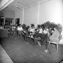 Students participating in an event that is probably Group Discussion at the annual Literary and Cultural Week