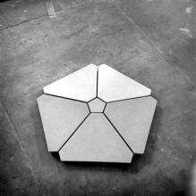 Sub-assembly (outside view) of the geodesic dome that was designed by the FRP Centre