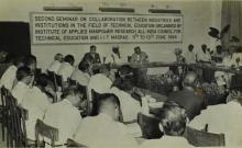The seminar on Industry-Institution Collaboration in progress