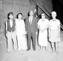 Performers in costume at the Third Institute Day