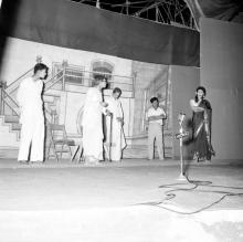 Students performing the drama ‘Rajamani’ for the audience on the Third Institute Day