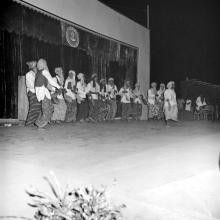 Student perform Bhangara as part of the Entertainment Competition at the annual Literary and Cultural Week