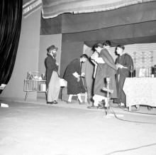 The students perform a skit at the Third Institute Day