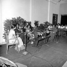 Students participating in an event that is probably Group Discussion at the annual Literary and Cultural Week