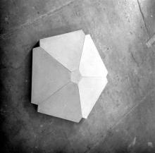 Sub-assembly (outside view) of the geodesic dome that was designed by the FRP Centre