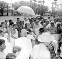 Sringeri Swamiji interacts with devotees at IIT Madras, 1965