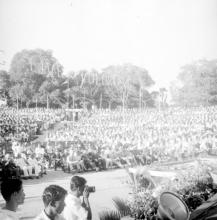  A section of the audience at the Open Air Theatre, 1962