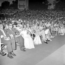 The audience at the Open Air Theatre, 1968