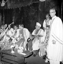 A lighter moment at the fifth convocation, 1968