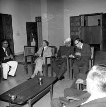 At the Institute Guest House, 1968