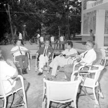 Refreshments at the Alumni Association meeting