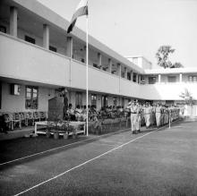  Prof. B. Sengupto salutes the NCC march-past on Independence Day, 1967
