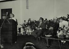 Prof. S. D. Nigam addresses the audience at the launch event of the 'Journal of Mathematics and Physical Sciences' 