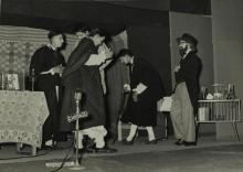 The students perform a skit at the Third Institute Day 
