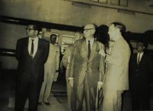 Prof. W. Scheer in conversation with His Excellency Baron Dietrich von Mirbach, 1967