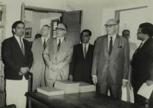 His Excellency Baron Dietrich von Mirbach at IIT Madras, 1967