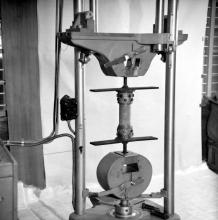 FRP specimens under test at the FRP Centre