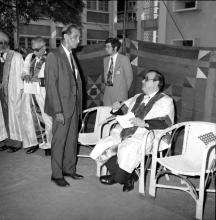 Prof. R. G. Narayanamurthi and Dr. Hans-Dietrich Genscher at the Special Convocation