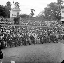 A view of the audience at the eighth convocation ceremony, 1971