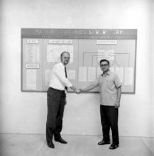 Dr. Hans Wagner with Prof. B. V. A. Rao 