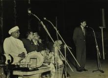 Mr. R. Natarajan addresses the gathering at his farewell ceremony
