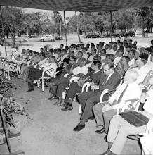 The audience at the Chemistry Block inauguration ceremony