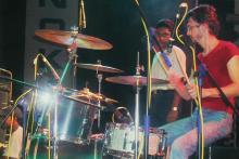 French rock band Matmatah performs at Saarang, 2005