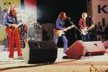 French rock band Matmatah performs at Saarang, 2005