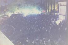 A view of audience at the Open Air Theatre, Saarang 2005