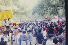 A crowd at Saarang, 2005