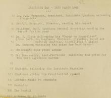 Part of a list of captions to photographs of Album 0017