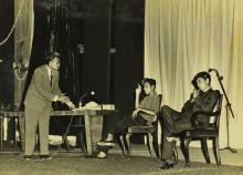 Students stage a play at the Seventh Institute Day celebrations, 1966