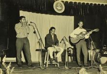 A performance by a band at the Seventh Institute Day, 1966