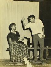 Students stage a play at the Seventh Institute Day celebrations, 1966